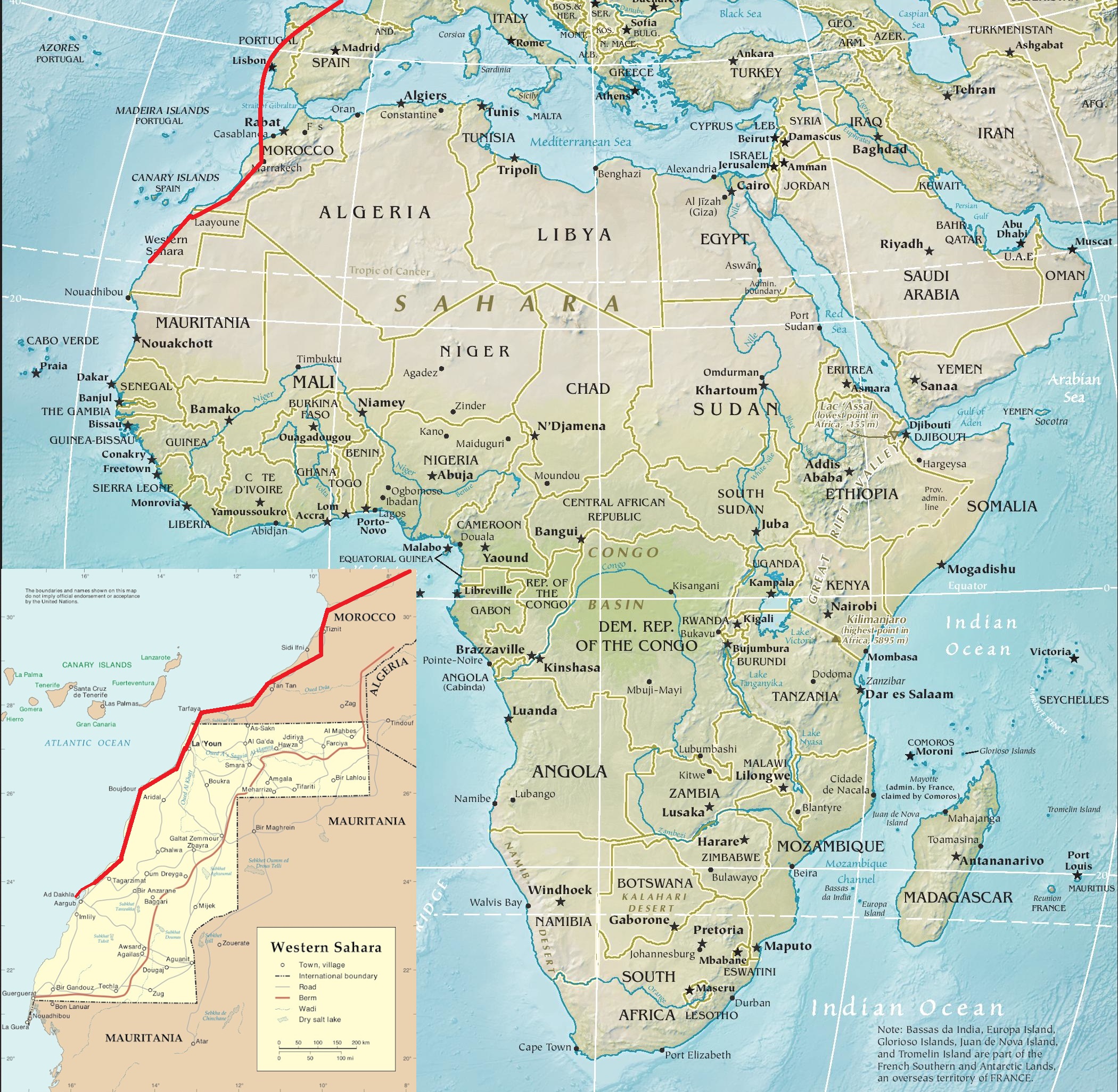 Reis Westelijke Sahara tm Dakhla